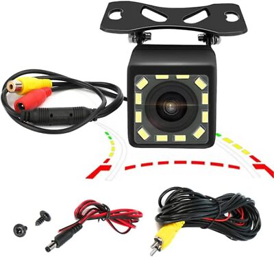 #ad 170° CMOS Car Rear View Backup Camera Reverse HD Night Vision Waterproof CAM Kit