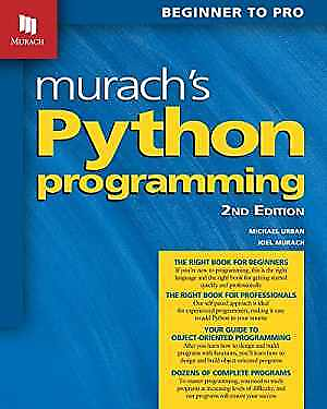 #ad Murach#x27;s Python Programming: Paperback by Urban Michael; Murach Very Good