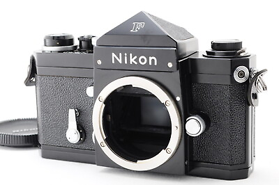 #ad MINT Nikon F Eye Level Late Black 35mm SLR Film Camera Body From JAPAN