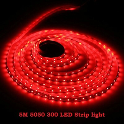 #ad Bright 12V 5M 16.4ft 5050 RGB Waterproof SMD 300 LED Flexible Strip light USA