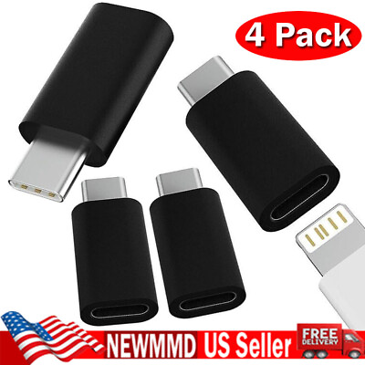 #ad #ad 4Pack Lightn ing Female to USB C Male AdapterCompatible with iPhone 14 Pro Max