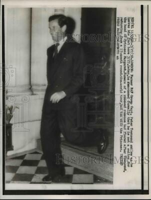 #ad 1958 Press Photo London Capt Peter Townsend not suitor for Princess Margaret