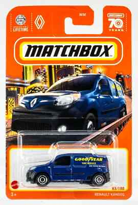 #ad Matchbox Renault Kangoo Blue 2023 Mainline 83 100