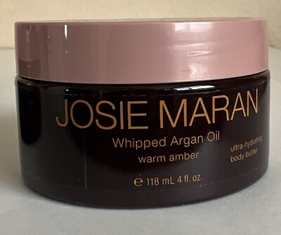 #ad Josie Maran Whipped Argan Oil Body Butter Hydrating 4 oz Warm Amber New