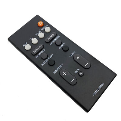 #ad New Yamaha Soundbar Remote Control FSR78 ZV28960 FITS YAS 106 ATS 1060 YAS 107