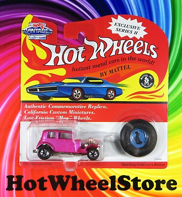 #ad 1994 Hot Wheels Vintage Series Pink #x27;32 FORD VICKY HWM5 081222