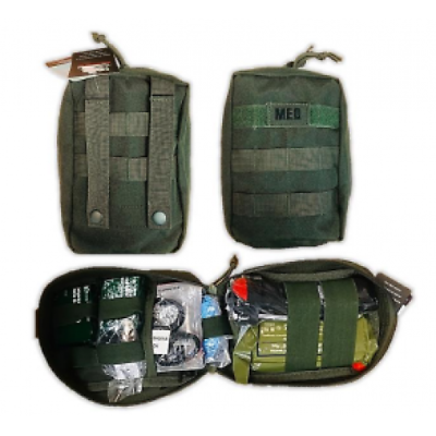 #ad USKITS Standard Tactical Trauma Kit in Green Pouch
