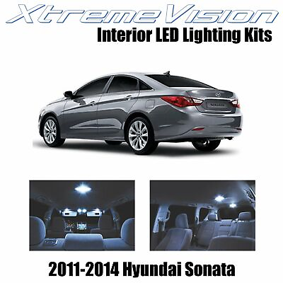 #ad XtremeVision Interior LED for Hyundai Sonata 2011 2014 8 PCS Cool White