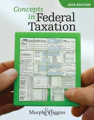 #ad Concepts in Federal Taxation 2014 Hardcover By Murphy Kevin E GOOD