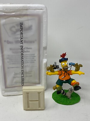 #ad Hamilton The Simpsons quot;One with Naturequot; Homer Sculpture # 2035 w COA 2003
