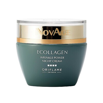 #ad NOVAGE Ecollagen Wrinkle Power Night Cream 50ML by ORIFLAME
