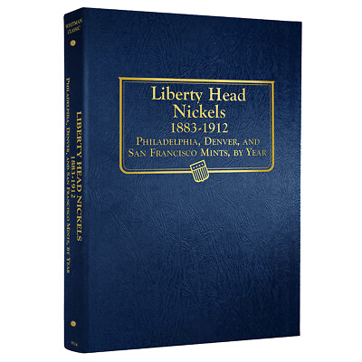 #ad Liberty Head V Nickels Album: 1883 1912 Whitman Classic Coin Album