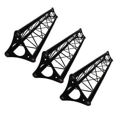 #ad Three ProX T LS35CT 5FT 57quot; Triangle Bolted Truss Sections Black w Connector...
