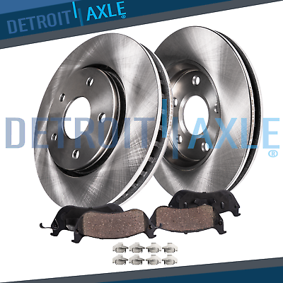 #ad 276mm Front Disc Rotors amp; Ceramic Brake Pads for 04 08 Chevy Malibu J66 J67 Code