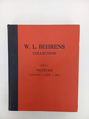 #ad W.L. Behring Collection Part 1 Netsuke Catalogue 1966 Henri Joly