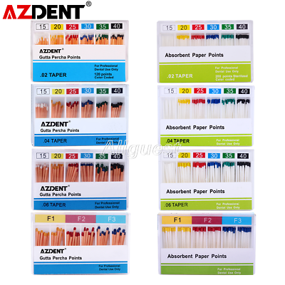 #ad AZDENT Dental Gutta Percha Points Absorbent Paper Points Endodontic Root Canal