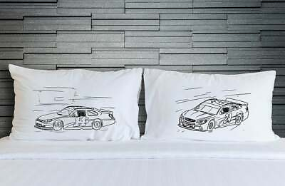 #ad Race Car pillowcase set racecar Pillow fighting pillowcases pillow covers