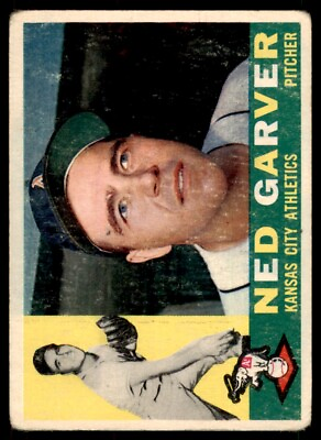 #ad 1960 Topps #471 Ned Garver VG Kansas City Athletics