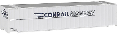 #ad Walthers N Scale 48#x27; Ribbed Side Intermodal Shipping Container Conrail Mercury