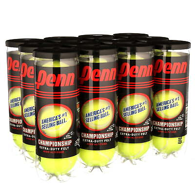 #ad Championship Extra Duty High Altitude Tennis Balls 12 Cans 36 Balls