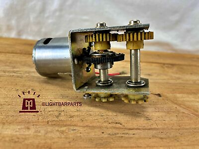 #ad Federal Signal Twinsonic Lightbar Motor and Gear Assembly