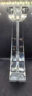 #ad Waterford Crystal Single Candle Holder Crux Design