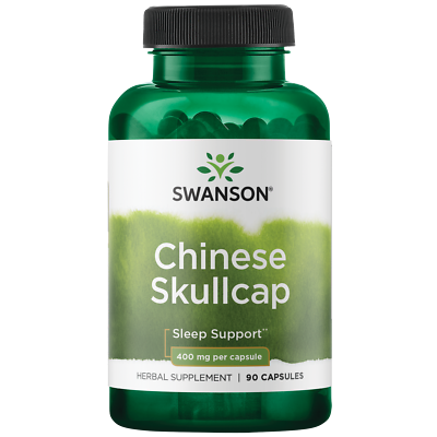 #ad Swanson Chinese Skullcap 400 mg 90 Capsules