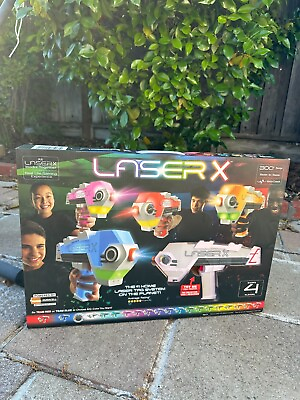 #ad Laser X ULTRA 4 Pack Blaster Laser Game 4 Players Laser Gaming
