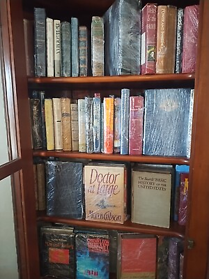 #ad Antique Vintage Hardcovers Lot: Various 10 randomly selected for one price