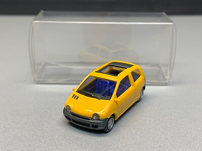#ad Renault Twingo 2 3 Türer Kleinwagen Faltdach offen PKW gelb Auto Herpa H0 1:87