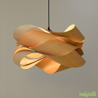 #ad Japanese style Wooden LED Pendant Light Chandelier Restaurant Ceiling Lamp Light