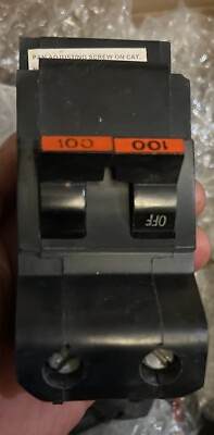 #ad #ad Federal Pacific 100 Amp 2 Pole Type NA Circuit Breaker Stab Lok FPE