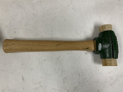 #ad #ad NOS Rawhide Mallet # 31001 Garland #1 Split Head Hammer with Rawhide Faces I9 5