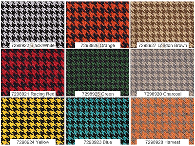 #ad #ad Houndstooth Automotive Retro Headliner General Upholstery Fabric 57quot; W Sold BTY