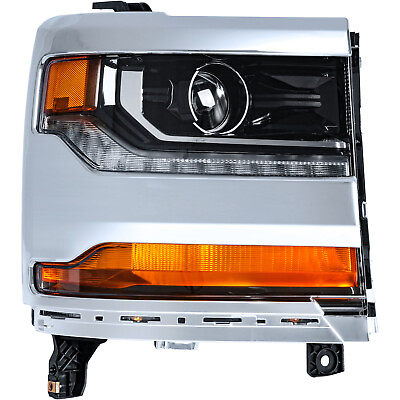 #ad Passenger RH Headlight Headlamp w LED For 2016 18 Chevy Silverado 1500 HID Xenon