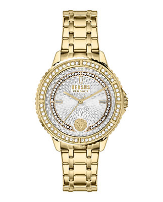 #ad #ad Versus Versace Womens Montorgueil Gold 38mm Bracelet Fashion Watch