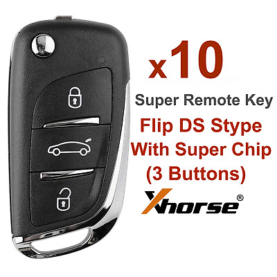 #ad #ad Xhorse Super Remote Key DS 3 Buttons Built in Super Chip XEDS01EN for VVDI MAX