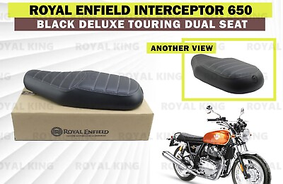 #ad Royal Enfield Interceptor 650 quot;Black Deluxe Touring Dual Seatquot;