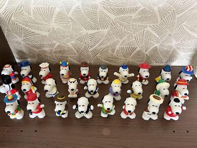 #ad Snoopy Soft vinyl figure Anime character Goods lot of 27 Set sale Costume