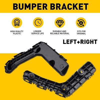 #ad Bumper Bracket fit For 2014 2016 Toyota Corolla Set of 2 Front Left amp; Right Sid*