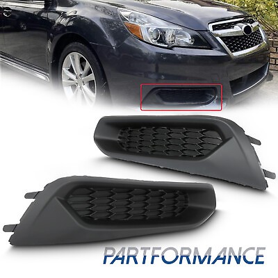 #ad For Subaru Legacy 2013 2014 Fog Light Cover Driver amp; Passenger Side Pair Front