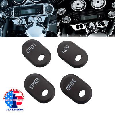 #ad Inner Fairing Panel Switch Button Covers For Touring Ultra Classic Electra Glide