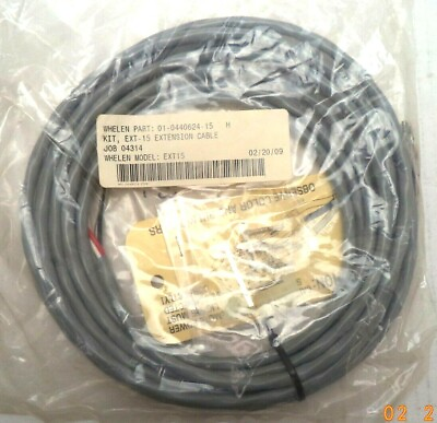 #ad Whelen 15 foot Cable Kit 01 0440624 15 for Whelen Strobe Light Kits