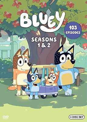 #ad Bluey Complete Seasons One and Two DVD NEW
