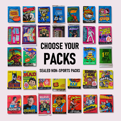 #ad Sealed Non Sport Trading Card Packs You Pick Movie Pop Culture TV Horror Lot