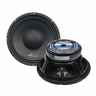 #ad 1 Pair Audiopipe 10quot; Midbass Speakers APSL Series 700W 8 ohm Loudspeakers