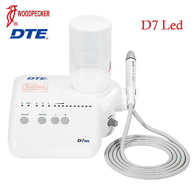 #ad Woodpecker DTE D7 LED Dental Ultrasonic Piezo Scaler HD 7L Handpiece with 8 Tips