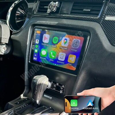 #ad For 2010 2014 Ford Mustang Android 13.0 Carplay Car Stereo Radio GPS Navi WIFI