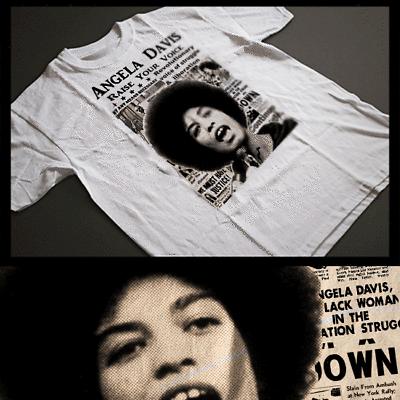 #ad Angela Davis Black History Month T Shirt Pan African Quote Stay Woke Freedom