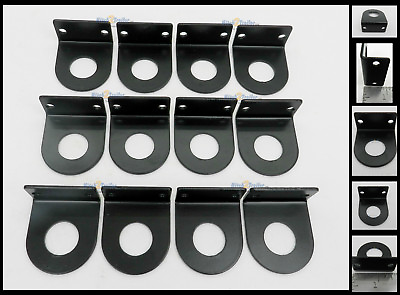 12 Black Mounting Bracket for 3 4quot; Round Light Powder Coated trailer RV Vision